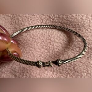 Authentic David Yurman Cable Bracelet w/dismonds